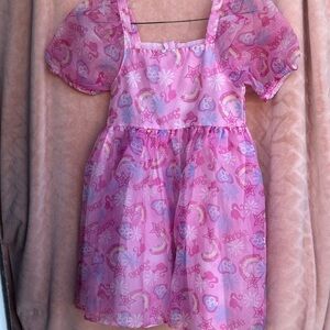 Girls L 10/12 Barbie Dress- never worn
